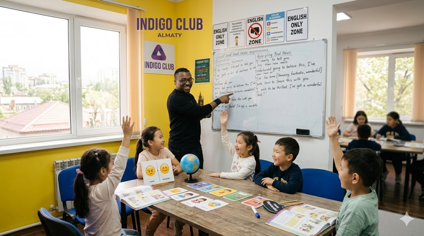 Метод English Only в Алматы: английский с носителем в Indigo Club