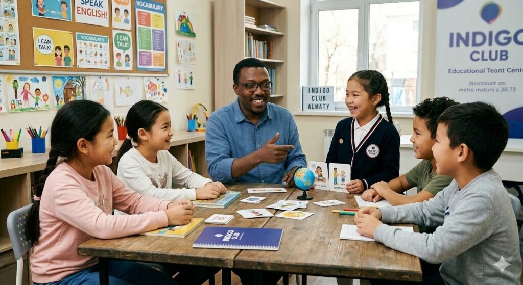 Учитель-носитель английского языка Кристофер в Indigo Club Алматы